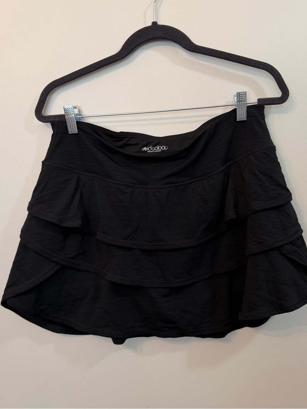 Ideology Black Activewear Skort with Logo